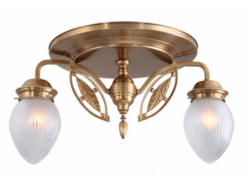 PANNON 2 - Handmade brass ceiling lamp by Patinas Lighting - view 2